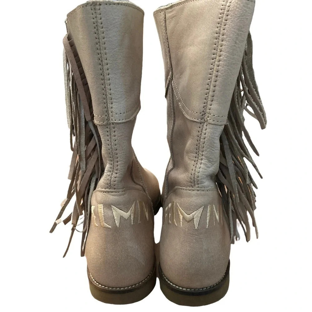 Felmini Leather Fringe Boot - Picture 4 of 10